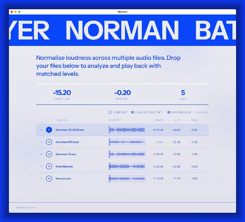 Norman - Batch Normalising Player